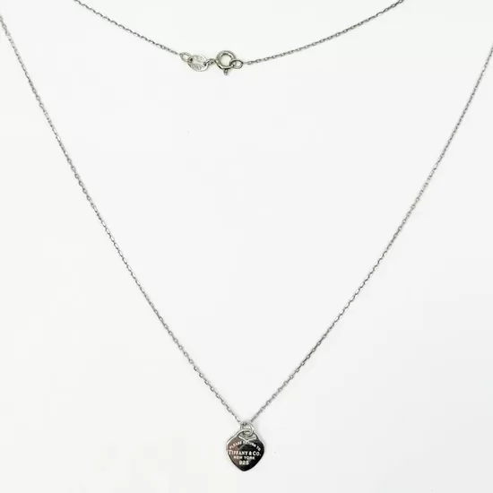 Срібне кольє родоване в стилі "Tiffany"